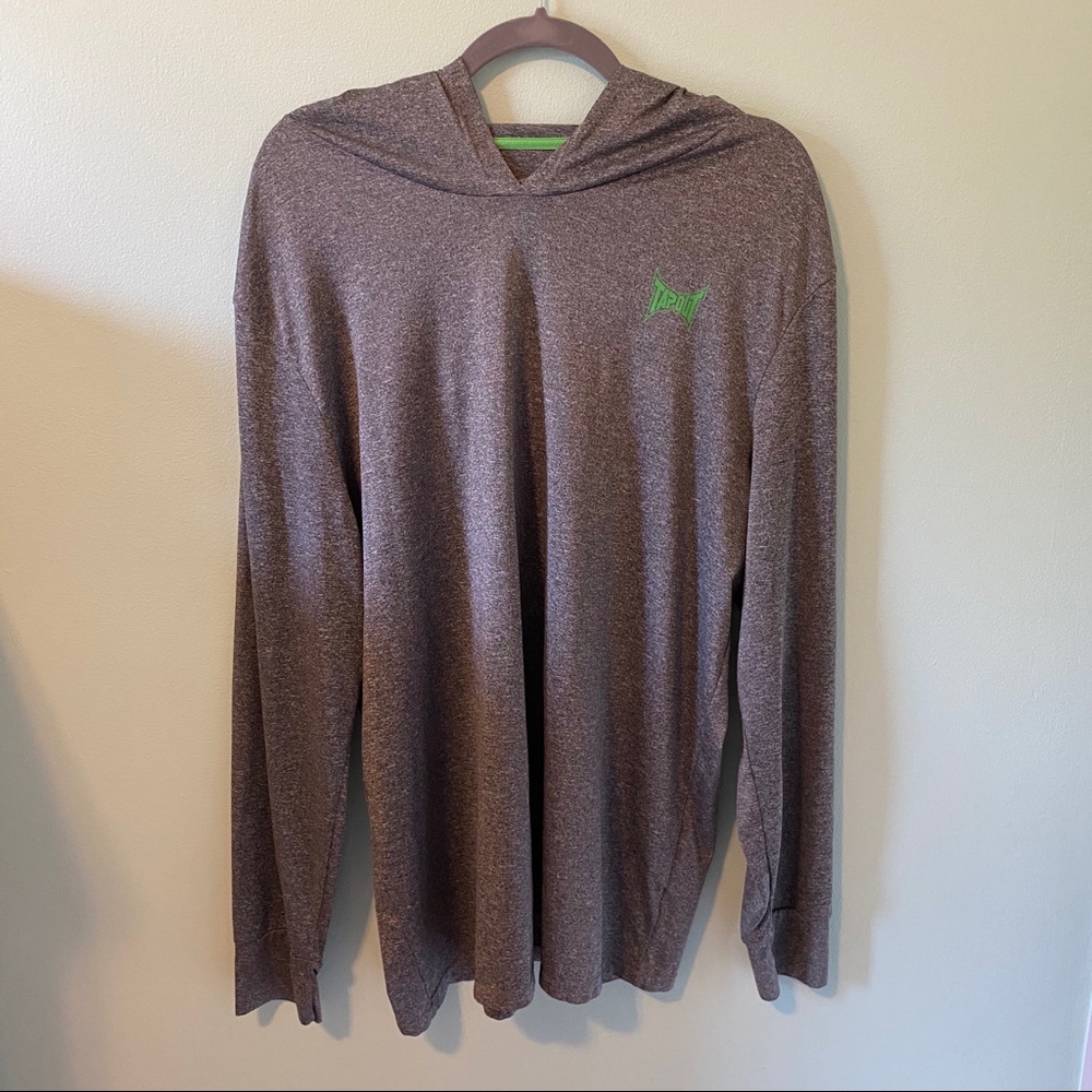 Grey Tapout T-shirt Hoodie